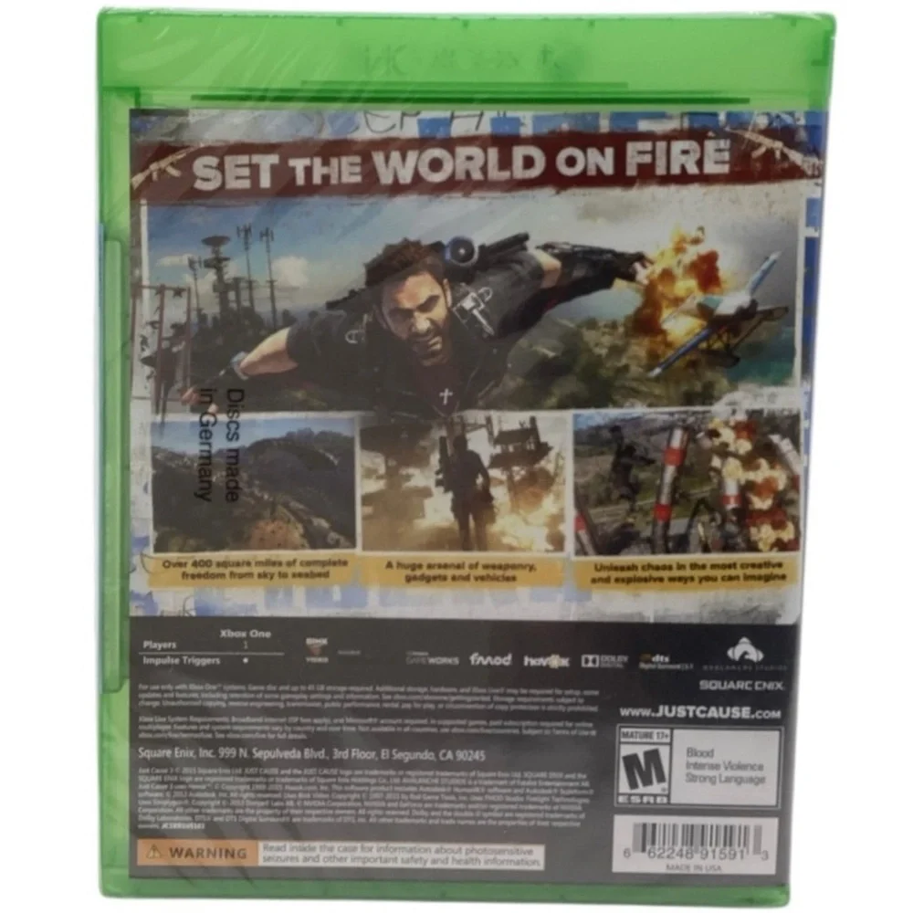 XBOX ONE Just Cause 3 Game (NWT)